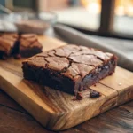 brownie receta casero perfecto con costra crujiente y centro húmedo