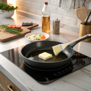 Receta crepes para 2: la mejor guía paso a paso para un desayuno perfecto 29 engrasar sartén caliente para cocinar crepes