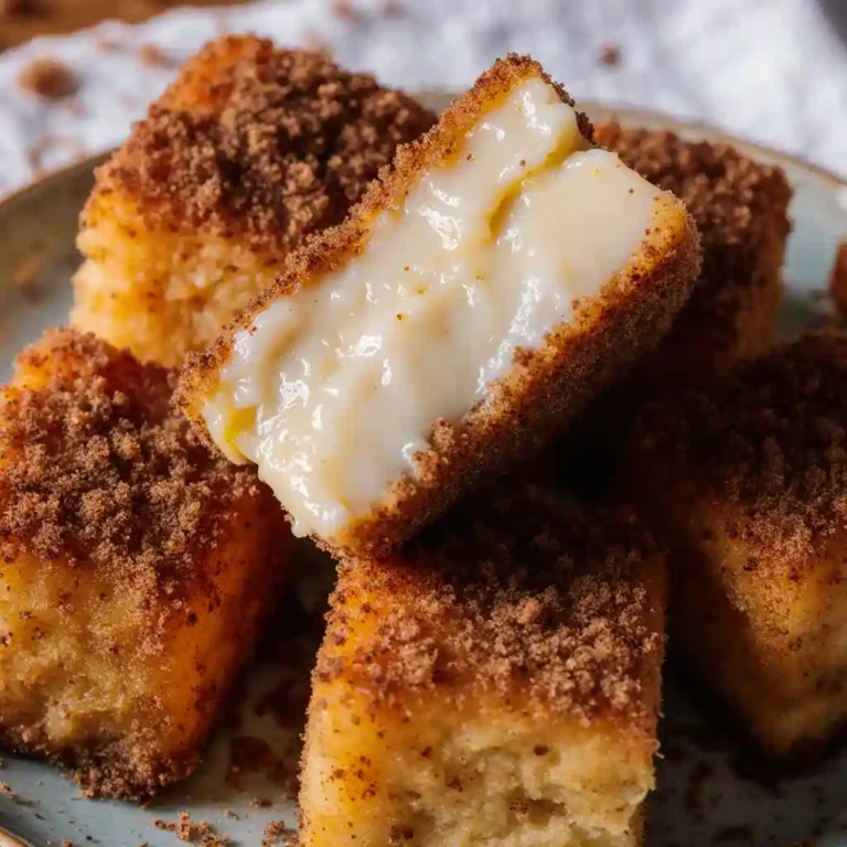 Leche frita: Receta fácil paso a paso para un postre tradicional irresistible 12 leche frita servida con azúcar y canela en plato rústico
